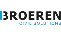 Logo van Broeren Civil Solutions op transparante achtergrond