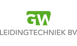 Logo van GW Leidingtechniek op transparante achtergrond