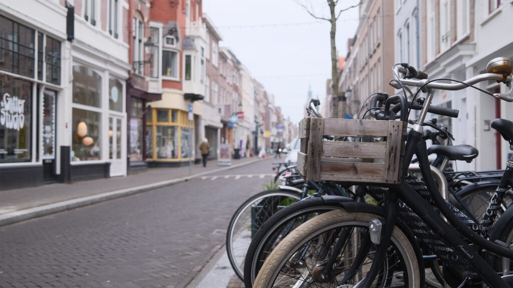 Boekhorststraat straatbeeld detailfoto fietsen